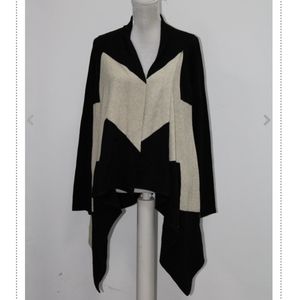 Inc Colorblock Sweater Cardigan - Large